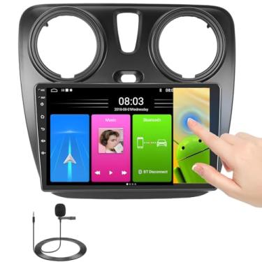 Imagem de 23 cm HD Auto Radio Auto Player Navegação GPS CarPlay/Android Rádio de carro, substituição para Dacia Logan MCV KS 2007-2013/ Dacia DOKKER KE Limousine 2012-2021/Renault Express 2021-2025