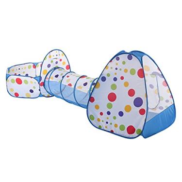 Imagem de As crianças de Vomeko jogam tendas, barraca de aventura para crianças, brincadeiras de crianças, túnel de rastejamento de crianças, com argola de basquete para meninas, meninos,