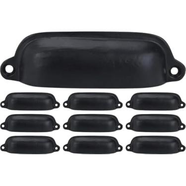 Imagem de Puxador de cesto recortado A29, Black Powder Coat