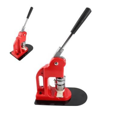 Imagem de Xixian Button Maker Machine Fast Badge Punch Pressione para Os Botões PIN Com 100 Botões para Campanhas, Eventos, Crianças, Aço Inoxidável (32 mm)