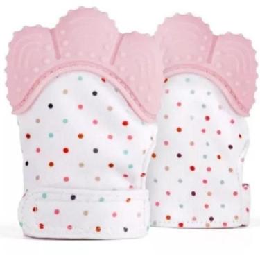 Imagem de Kit Luva Mordedora Bebê Antistress Gengival 2 Unidades - Pro Baby, Ros