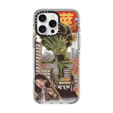 Imagem de CASETiFY Capa transparente para iPhone 16 Pro Max [não amarela/2 m. Proteção contra quedas de grau militar/compatível com Magsafe] - Broccozilla - transparente