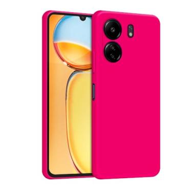 Imagem de Capa Capinha Case Para Xiaomi Redmi A5 4G Silicone Forro Aveludado Proteção Premium (ROSA NEON)