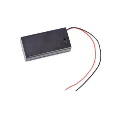 Imagem de Caixa Suporte P/ Bateria De 9v Chave On/off - OFA