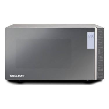 Imagem de Microondas De Bancada 32l Cinza 127v Com Grill - Brastemp