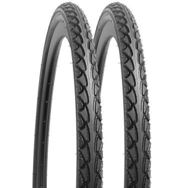 Imagem de YUNSCM Pneus de bicicleta de estrada 700C 700 x 38C/40-622 compatíveis com pneus de bicicleta 700x36C 700x37C 700x38C 700x39C 700x40C -2 peças (Y-1074)