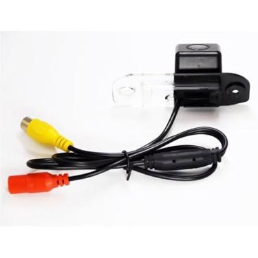 Imagem de Câmera traseira de veículo, câmera de reserva de estacionamento, câmeras à prova d'água para Volvo S80 S80L S90 S40 S40L S60 S60L C30 C70 V60 XC90 XC60 XC70 V40R (Estilo1 - Um orifício de parafuso)