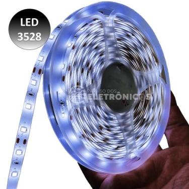 Imagem de Fita Led Branco Frio Rolo 5m 300 Led Proteção Ip65 Com Fita Dupla Face