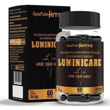 Imagem de Suplemento Vitamínico Luminicare Cabelo Pele e Unhas 410mg Apisnutri -