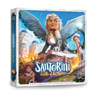 Imagem de Santorini: Riddle of The Sphinx - uma expansão cooperativa baseada em livros para a obra-prima abstrata Santorini | A partir de 8 anos | Reproduz em 20 minutos