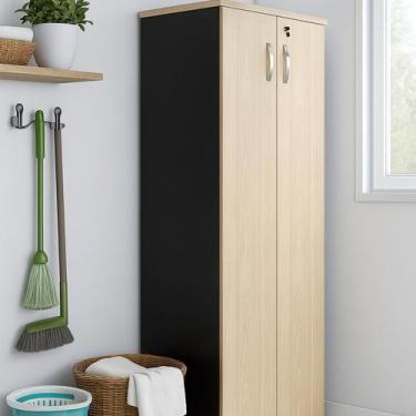 Imagem de Armário Alto Multiuso 2 Portas Fechado 160,5x80,5cm - Netmobil