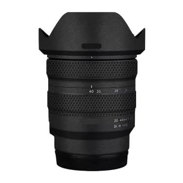 Imagem de Adesivo de lente de câmera revestimento protetor de corpo película protetora para Tamron 20-40 mm F2.8 adequado para Sony Mount 20-40 F 2.8 (contorno preto)
