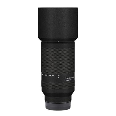 Imagem de Skin Lens Camera Skin Wrap Vinil Adesivo Acessórios para Tamron 70-300 mm F4.5-6.3 adequado para Sony Mount 70 300 (preto fosco)