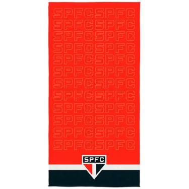 Imagem de Toalha De Banho Aveludada São Paulo Oficial 75cm x 1,40m - LEPPER, Ver