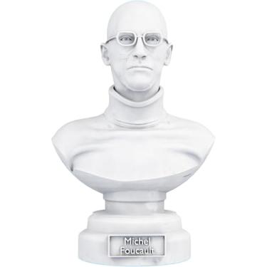 Imagem de Estátua Busto Michel Foucault (Cor Mármore)