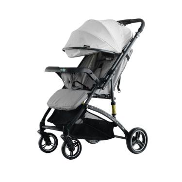 Imagem de Carrinho Bebê Passeio Alça Reversível Yougo Cinza Maxi Baby