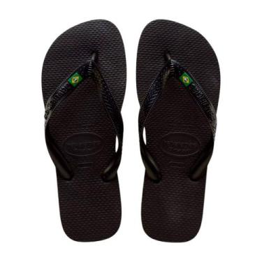 Imagem de Sandália Havaianas Brasil Preto 39/40