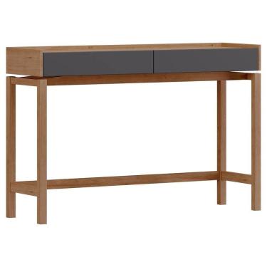 Imagem de Aparador Para Sala De Estar 2 Gavetas Esdras F06 Tauari Concret - Lyam Decor