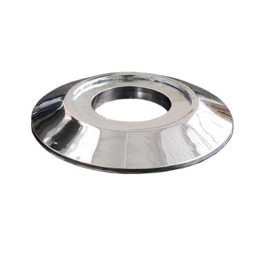 Imagem de Canopla Cromada Acabamento Torneira Conexão Registro De 1/2