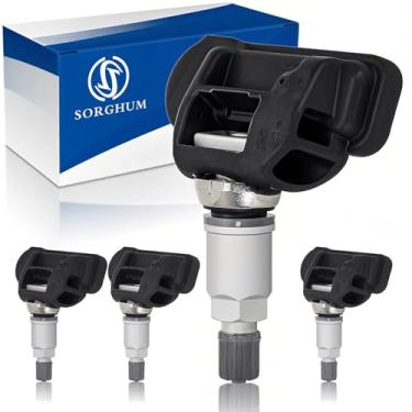 Imagem de SORGHUM Sistema De Monitoramento Pressão Pneus - Sensores Tpms Pré-Programados 4 Peças 433 Mhz Compatível Com B250 C230 C300 E300 E350 C63 S63 Amg Cl550 Cl600 Clk500 Clk55 2006-2018 Substituir # A00