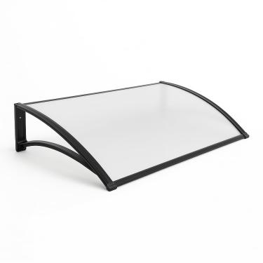 Imagem de Toldo Modular Policarbonato 1,00x0,50m - Portas e Janelas(Preto com translúcido)