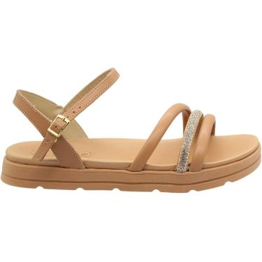 Imagem de Sandália Plataforma Moleca Tira Strass Cintilante Feminina