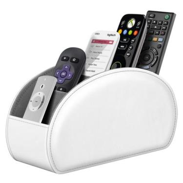 Imagem de Suporte de controle remoto Fintie Vegan Leather 5 compartimentos