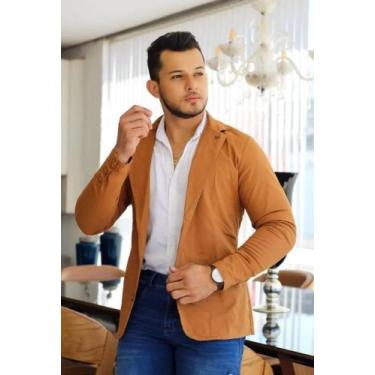 Imagem de Blazer Masculino Slim Esporte Fino Elastano Premium  - DRAGONFLY / DEB