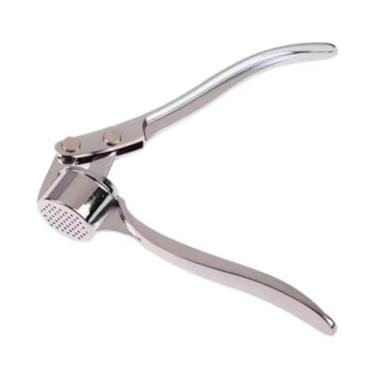 Imagem de Espremedor de Alho em Aço Inoxidável, Prateado