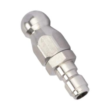 Imagem de ShengQuanHao Bico de jato de esgoto para lavadora de alta pressão 5000 PSI, peça de reposição, bico de mangueira de drenagem de 1/4", conector rápido para