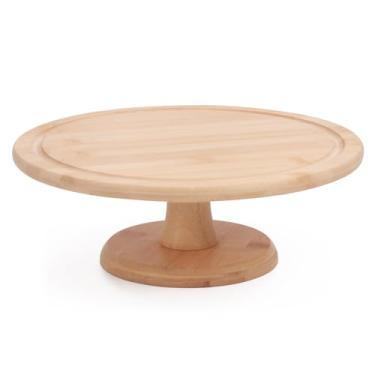 Imagem de PRATO PARA BOLO DE BAMBU COM PE 29x10,3cm