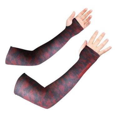 Imagem de Manguito Infantil Proteção Uv50 Futebol Esportes Tempestal, Camuflado 