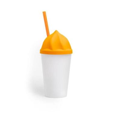Imagem de Kit 30 Copo Sorvete Leitoso 550 ML - Biel Copos, Laranja