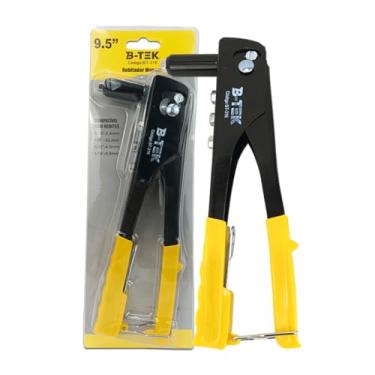 Imagem de Rebitadeira Manual Profissional 4 Bicos – Alicate Rebitador Resistente, Cabo Ergonômico, Ejeção Rápida, Ferramenta Durável Para Reparos Automotivos, Construção e Manutenção