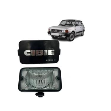 Imagem de Farol De Milha Auxiliar + Tampa Serra Cibié Ii 2 Opala Preta