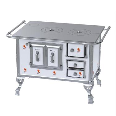 Imagem de Fogao a Lenha Venax GII n 2 Sec XVIII Branco Flor SE