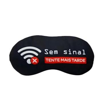 Imagem de Máscara de Dormir Com Gel Sem Sinal Wifi Preta Tente mais Tarde