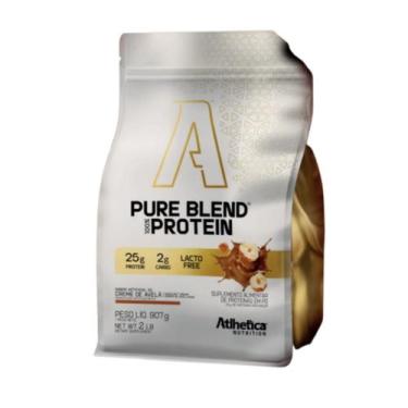 Imagem de Pure Blend 100% Protein Zero Lactose Refil 907g Atlhetica Nutrition Cr