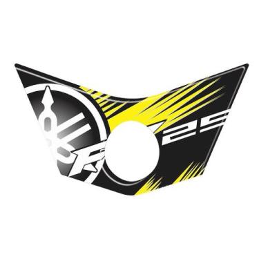 Imagem de Adesivo Protetor Tank Pad Fz25 2017 a 2020 Compatível Rabeta Resinado 