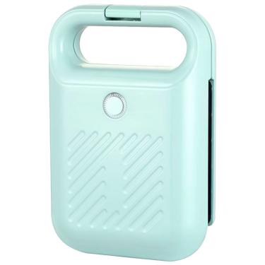 Imagem de Sanduicheira Eletrica Portatil, Torradeira Antiaderente 500W, 220V, Verde Claro, Bulla - EL3011