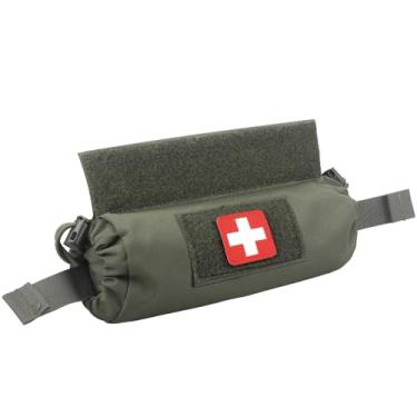 Imagem de WYNEX Bolsa tática de primeiros socorros, bolsa de transporte subabdominal EMT IFAK para trauma médico com gancho e laço para colete peitoral