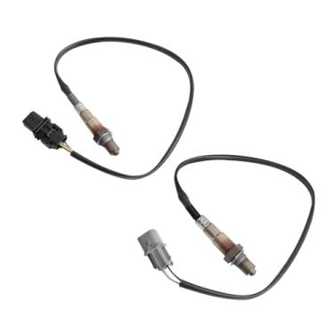 Imagem de 2 PCS 234-5055 234-4568 Sensor de oxigênio upstream downstream compatível com 2012-2017 Accent Veloster 1.6L 2012-2018 Kia Rio 2012-2018 Kia Soul 1.6L O2 Sensores