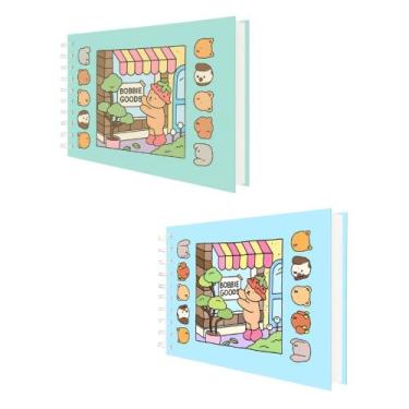 Imagem de Kit 2 Livro de Colorir com 48 Páginas - Mimi, Azul, Verde