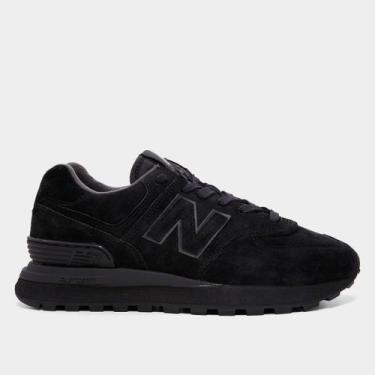Imagem de Tênis Couro New Balance NB 574 Legacy, Preto, 41