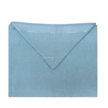 Imagem de Toalha Banho Felpudo Capuz e Fralda Bordar Love Azul Dohler