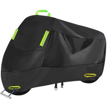 Imagem de Capa de motocicleta para todas as estações, capas de ciclomotor de armazenamento ao ar livre, capa de scooter universal à prova d'água para todos os climas, cabe em motocicletas de até 90 polegadas