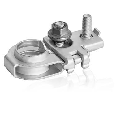 Imagem de PACLVIO Conector do terminal da bateria, extremidade do terminal do cabo da bateria, terminais de bateria positiva 91980-3X010 com porcas, acessórios para carro, terminal de bateria positiva superior