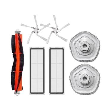 Imagem de Compatible With Dreame Bot W10 / W10 PRO Accessories Robot Vacuum Cleaner HEPA Filter Main Side Brush Mop Cloth Pad Replacement Parts(Lavender)