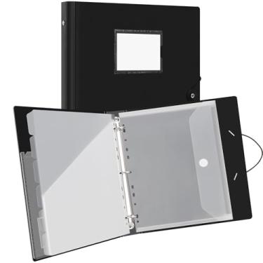 Imagem de Pasta de bolso diagonal de 3 furos - transparente