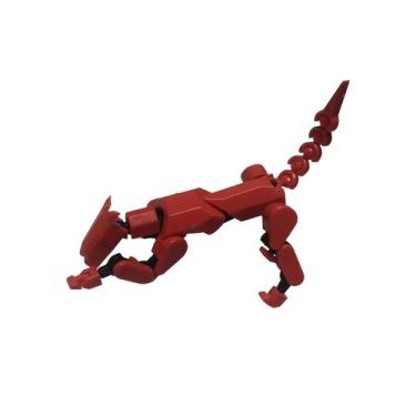 Imagem de Modelo de PVC impresso em 3D do boneco de ação Robot Dog Lucky T13 - M